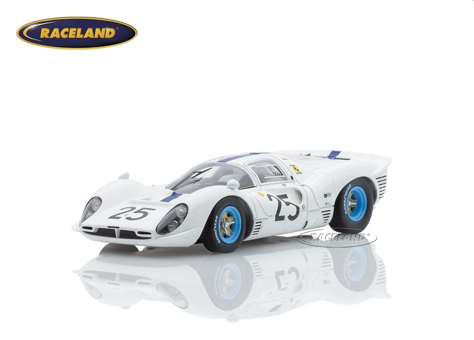 Ferrari 412P Berlinetta N.A.R.T. Le Mans 1967 Rodriguez/Baghetti, Looksmart 1:43 - Bild 1 von 4