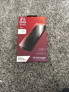ZAGG Glass+ Screen Protector for iPhone 16 Pro Max – 3X Stronger Tempered Gla... - Photo 1 sur 2
