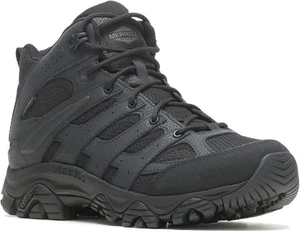 Merrell Men's Moab 3 Mid Response Tactical Waterproof Boots, 10 Wide, BLK - Picture 1 of 6