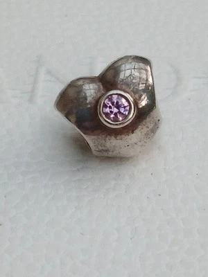Original Pandora Element, rosa Zirkonia, Herz, retired - Bild 1 von 2