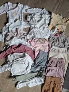 Baby 21 Teile Body´s Kurzarm -Langarm Hosen Strumpfhosen Gr. 56 - Bild 1 von 5