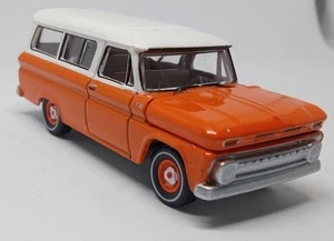 Auto World Premium Orange '65 Chevy Suburban Loose Diecast 1:64 2021 R2 - Picture 1 of 6