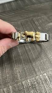 Keep Collective Bettelarmband silber- und goldfarben Tier Giraffe, Elefant, Eule - Bild 1 von 5