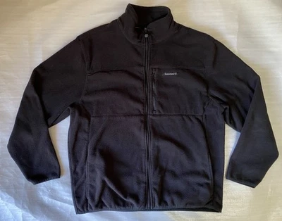 Timberland Jacket Unisex Large Black Fleece Casual Zip Up Long Sleeve Pockets - Image 1 of 4