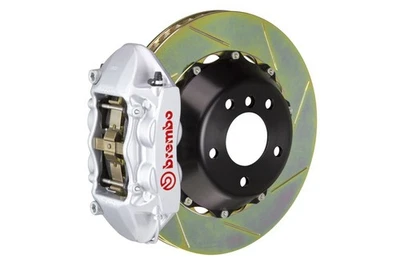 Brembo GT Brake kit Rear 345mm 2 pc Slotted 4 Pot Silver 981.1 Boxster Spyder 16 - Image 1 of 4