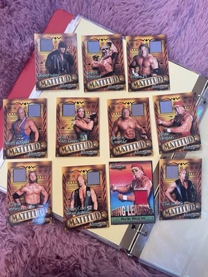 2003 WWE Aggression Mattitude W/ Mat Cards ( 11 Card Lot) - Image 1 of 4