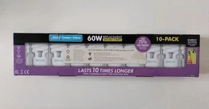 FEIT Electric E27 Edison Pack of 10 Lights 60W 75% Less Energy 10X Longer - Picture 1 of 7