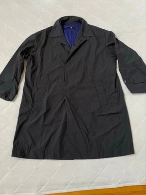 Casaco masculino Uniqlo +J preto colarinho de aço inoxidável tamanho 60/68cm usado - Imagem 1 de 4