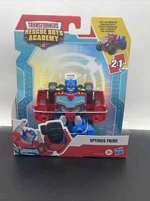 Nueva figura de acción Transformers Rescue Bot Academy Off Road Optimus Prime  Foto 1 de 4