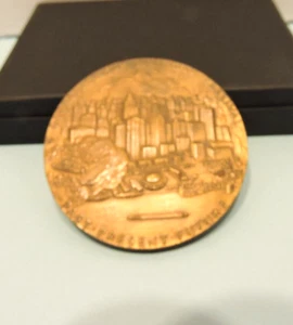 Detroit's 250th Birthday Festival (1951) Medaglione in bronzo - 3" - Foto 1 di 4