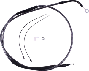 Magnum High-Efficiency Polished KARBONFIBR Clutch Cable 72362HE - Picture 1 of 1