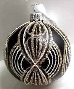 Waterford Holiday Heirlooms 2015 Bow Tie Ball Ornament Boxed # 40010780 - Picture 1 of 12