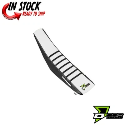 Cubierta de asiento D'COR negro/blanco Kawasaki KX250F 17-20 KX450F 16-18 Foto 1 de 3