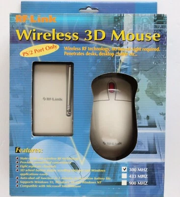 Vintage New RF-LINK Wireless 3D Mouse - Image 1 of 2