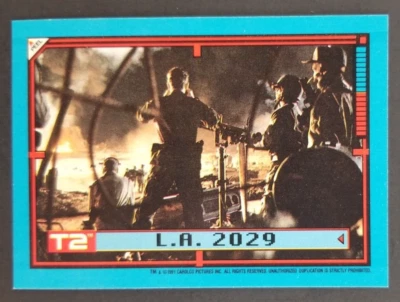 T2 Terminator 1991 LA in 2029 Topps Sticker Card #6 (NM) - Image 1 of 2