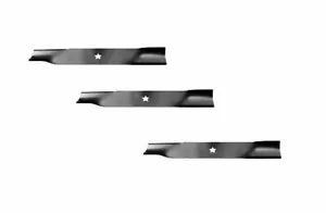 Paquete de 3 cuchillas de cortadora de césped para cubierta de 61" (12125) de Husqvarna 510417901 539113312 - Imagen 1 de 1