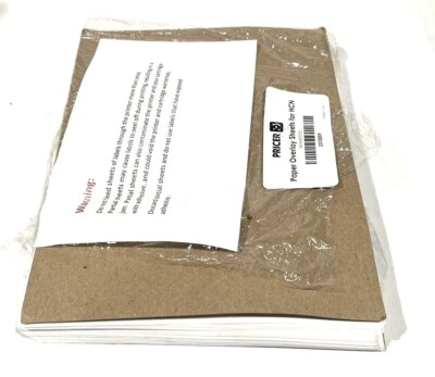 Hojas superpuestas de papel Pricer para HCN 8,5x11 2310059 (9 paquetes de 100 hojas) - Imagen 1 de 4