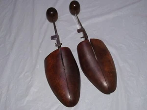 Camillas de zapatos de madera vintage ajustables aspecto de madera muy bonito ver fotos - Imagen 1 de 9