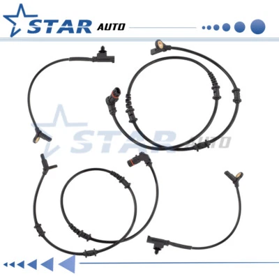 4 x 前后 ABS 车轮速度传感器适用于 2006 - 2011 梅赛德斯 - 奔驰 ML350 R350 — 第 1/4 张图片