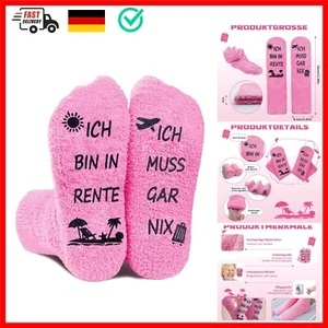 LOYEBOHU Renteneintritt Geschenk Frau Kuschelsocken, Ruhestand Geschenk Fraue... - Bild 1 von 9