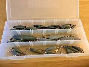 VERSCHIEDENE 27 Trolling Sinkers - 12 Perlenketten & 15 Gummikerne (1/8 bis 4 Unzen) - Bild 1 von 3