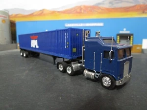 HO 1/87 Custom KW K100 Truck & 53ft APL Container Trailer Con-Cor Athearn lot - Picture 1 of 9