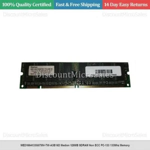 MED1664133G07MV-TW-A3B16D Medion 128MB SDRAM Non ECC PC-133 133Mhz Memory - Picture 1 of 1