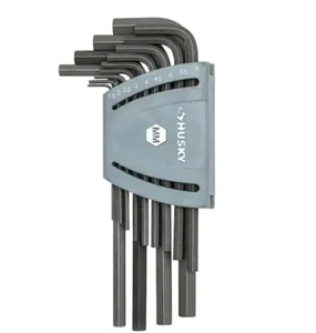 Husky Metric Long Arm Hex Key Set Set includes 13 Metric Keys (Black oxide) - Picture 1 of 8