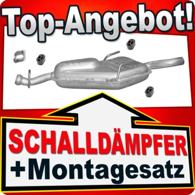 Silencieux d'échappement pour échappement SAAB 900 9-3 93 2.0 2.3 16V 1994-2000 - Photo 1/2