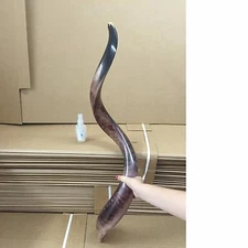 Kudu Yemenite Horn Shofar Kosher Aprox. 31-32 "Judaica Israel + Olor de regalo en aerosol