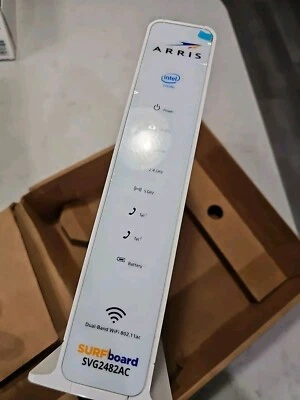 ARRIS SURFboard Wi-Fi Router Cable Modem SVG2482AC 1750 Mbps DOCSIS 3.0 No Cord - Image 1 of 4