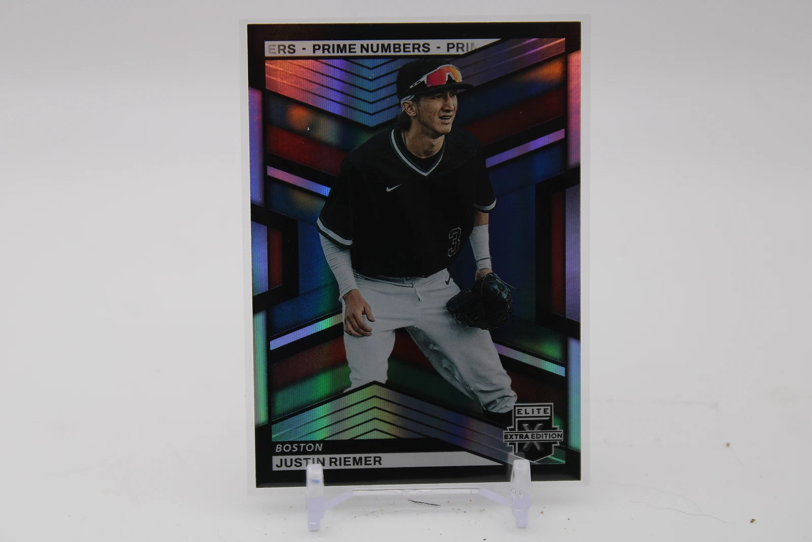 2023 Panini Elite Extra Edition #52 Justin Riemer Prime Numbers B #/60