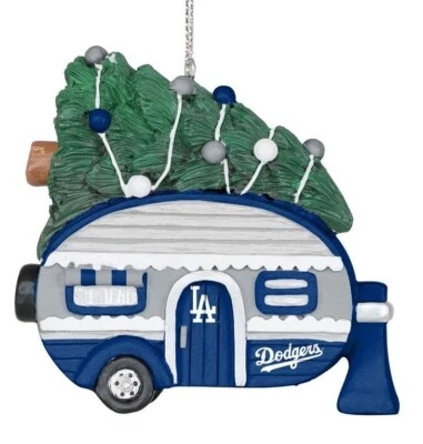 Cámper de los Dodgers de Los Ángeles con adorno de árbol de Navidad NUEVA - ENVÍO GRATUITO Foto 1 de 2