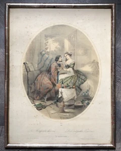 Antique Lithograph Wentzel Paris Wissembourg Alsace around 1850 - Picture 1 of 12