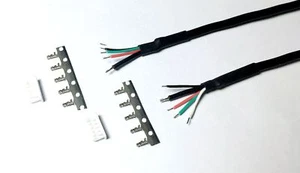 2 Quick Connect Adapter & Wire for All Humbucker Pickup to USA Gibson PCB Plate - Picture 1 of 12
