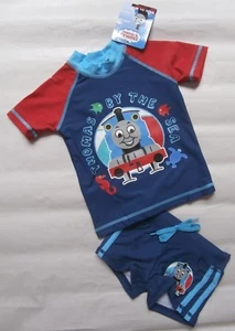 BNWT THOMAS THE TANK ENGINE BOYS SWIMMERS SWIMMING COSTUMES SET - SIZE 1 - 5 - Bild 1 von 2