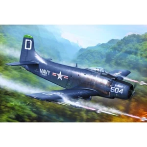 SWORD 1/72 SW72151 AD-3 and 4 Skyraider over Korea plastic kit - Picture 1 of 3
