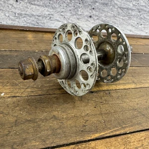 Vintage FB Rear Hub Phone Dial PARTS 40 Hole 40h Brevete Nut Track Flip Flop - Picture 1 of 21