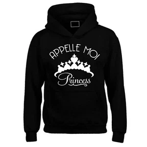 SWEAT CAPUCHE ENFANT APPELLE MOI PRINCESS - Picture 1 of 4