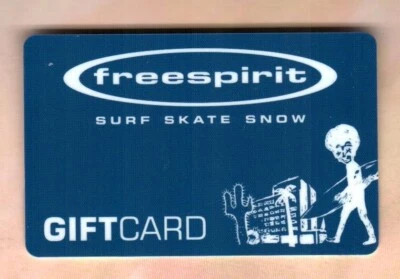 FREESPIRIT ( UK ) Surf Skate Snow, Collectible Gift Card ( $0 ) - Image 1 of 2