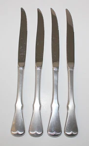8 Vintage Oneida PATRICK HENRY Stainless Steel SERRATED STEAK KNIVES 9" - Picture 1 of 2