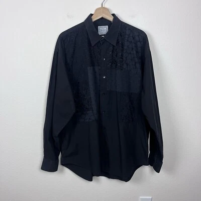 Vintage Cosi Crest Shirt Mens XL Button Embroidered Cowboy Western Rodeo 90s - Image 1 of 4