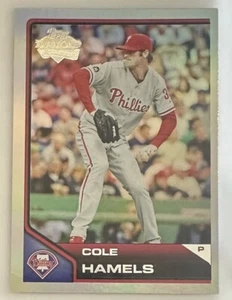 2011 Topps Lineage Diamond Anniversary Refractors # 102 Cole Hamels - Picture 1 of 2