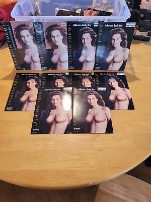 Fashion Forms 10 Packs Adhesive Body Bra Nude Liberating Size B Cup All Sealed  - Image 1 of 4