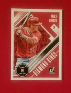 2018 Panini Donruss Mike Trout Diamond Kings #13 Los Angeles Angels FREE SHIP - Picture 1 of 6