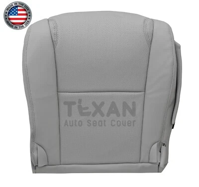 Driver Bottom Perforated Leather Seat Cover Gray Fits 06, 07 Lexus GS430, GS450H - Image 1 of 4
