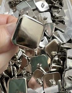 30 X Square Shank buttons 22mm Jacket Blazer Coat Dresses Ref 211 - Picture 1 of 10