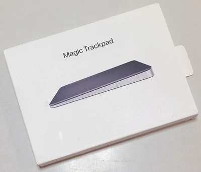 OPEN BOX - Apple Magic Trackpad - Black - Lightning - A1535 MXKA3AM/A - PRISTINE - Image 1 of 4