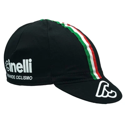 Cinelli Grande Ciclismo cap-Tricolore, Taglia Unica Unisex-Adulto - Immagine 1 di 4