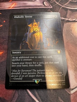Diabolic Intent - Borderless Foil - LTC #0526 Hildebrandt Special Edition MTG - Image 1 of 4